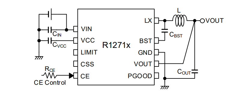 应用电路图 - Analog Devices Inc. LT8392 60V同步4开关降压-升压控制器